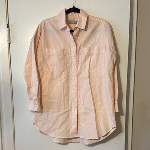 Everlane Light Peach Casual Button-Down Shirt